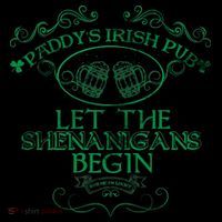 Paddy's Irish Pub Let The Shenanigans Begin Doggie Tank thumb 4