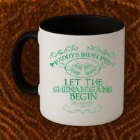 Paddy's Irish Pub Let The Shenanigans Begin Coffee Mug thumb 2