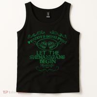 Paddy's Irish Pub Let The Shenanigans Begin Tank Top thumb 2