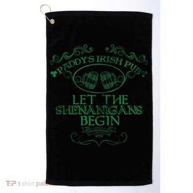 Paddy's Irish Pub Let The Shenanigans Begin Golf Towel