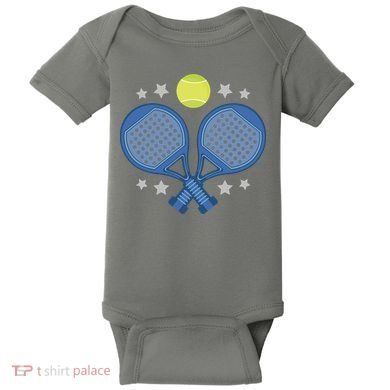 Padel Rackets Baby Bodysuit
