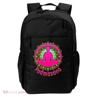 Padmasana Yoga Lotus Pose Backpack