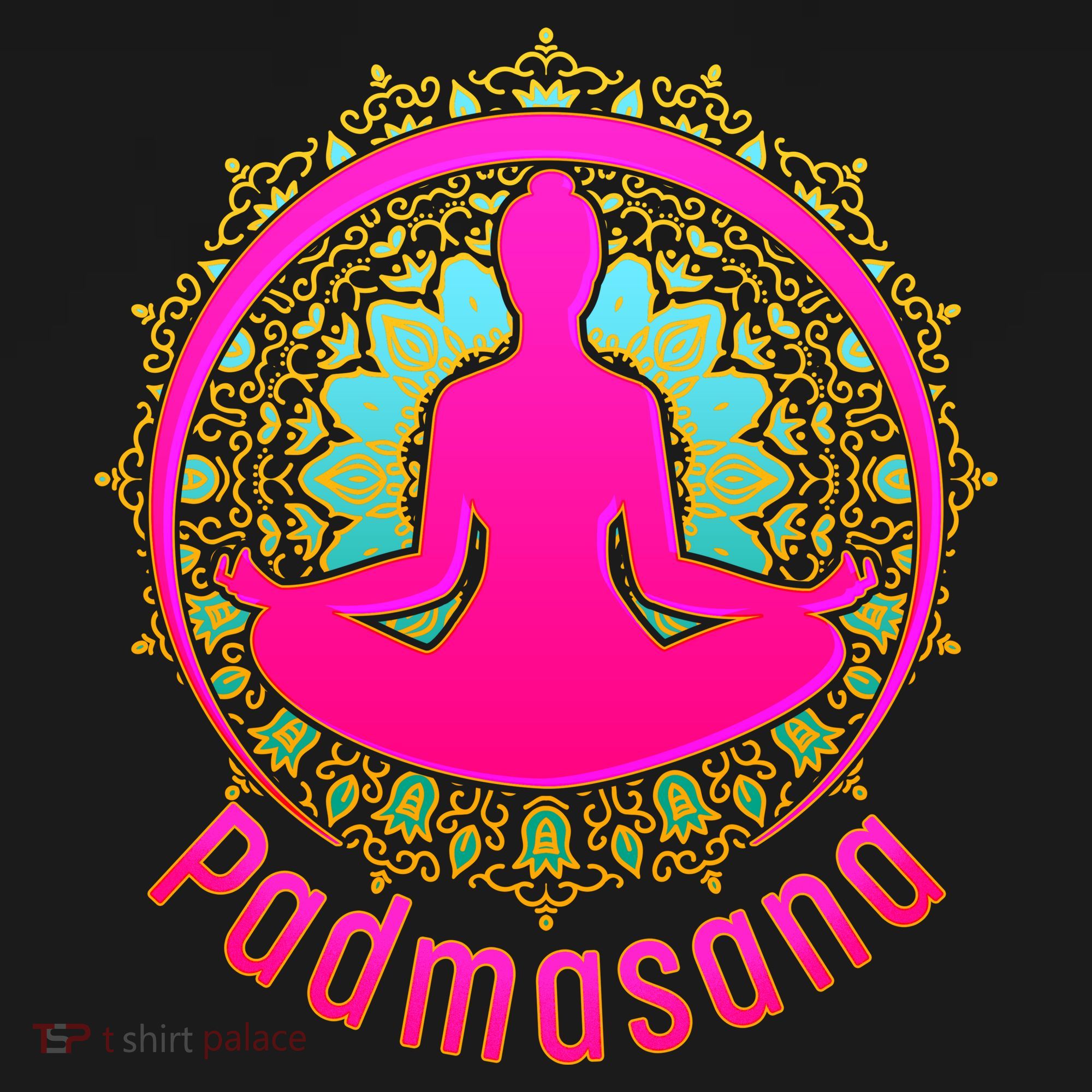 Padmasana Yoga Lotus Pose Bucket Hat