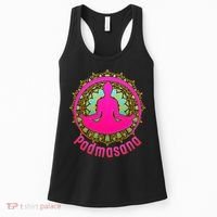 Padmasana Yoga Lotus Pose Women's Tank Top thumb 0