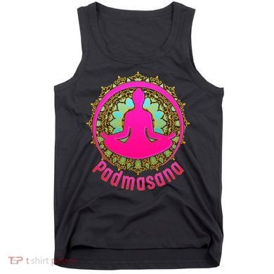 Padmasana Yoga Lotus Pose Tank Top