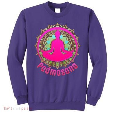 Padmasana Yoga Lotus Pose Sweatshirt