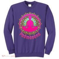 Padmasana Yoga Lotus Pose Sweatshirt thumb 0
