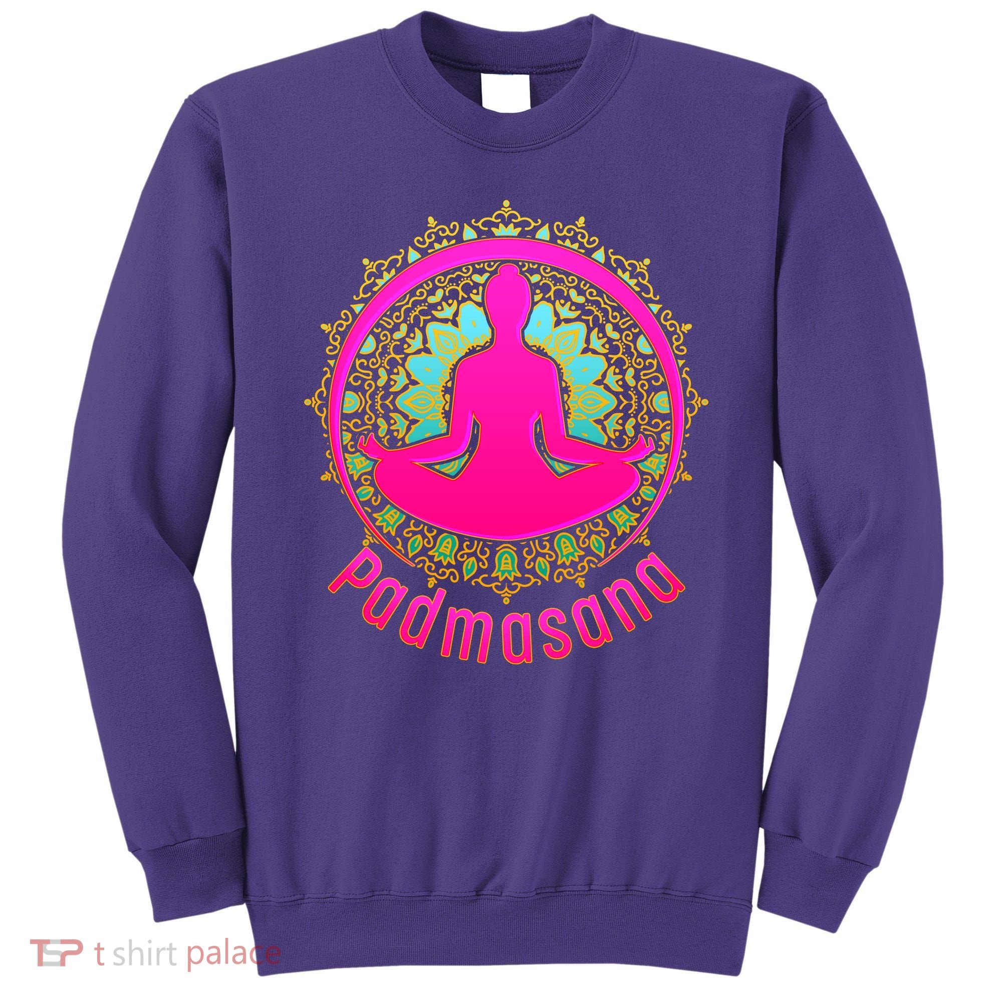 Padmasana Yoga Lotus Pose Sweatshirt