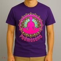 Padmasana Yoga Lotus Pose T-Shirt thumb 3