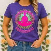 Padmasana Yoga Lotus Pose Women's T-Shirt thumb 2