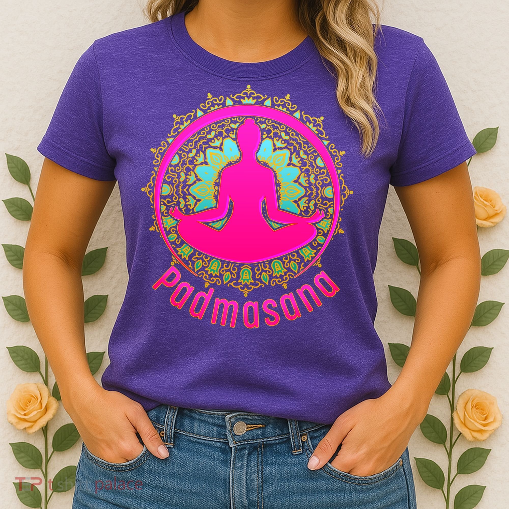 Padmasana Yoga Lotus Pose Women's T-Shirt
