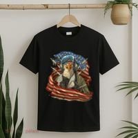 Patriotic American Eagle Fighter Pilot 4th Of July T-Shirt thumb 2