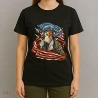 Patriotic American Eagle Fighter Pilot 4th Of July T-Shirt thumb 4