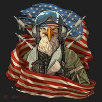 Patriotic American Eagle Fighter Pilot 4th Of July Tumbler thumb 3