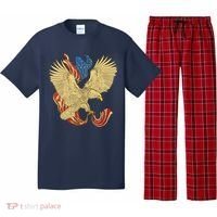 Patriotic American Eagle And United States Flag Pajama Set thumb 0