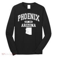 Phoenix Arizona Est 1881 Varsity Long Sleeve Shirt thumb 0