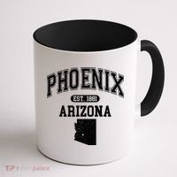 Phoenix Arizona Est 1881 Varsity Coffee Mug thumb 1