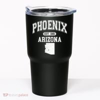 Phoenix Arizona Est 1881 Varsity Tumbler thumb 0