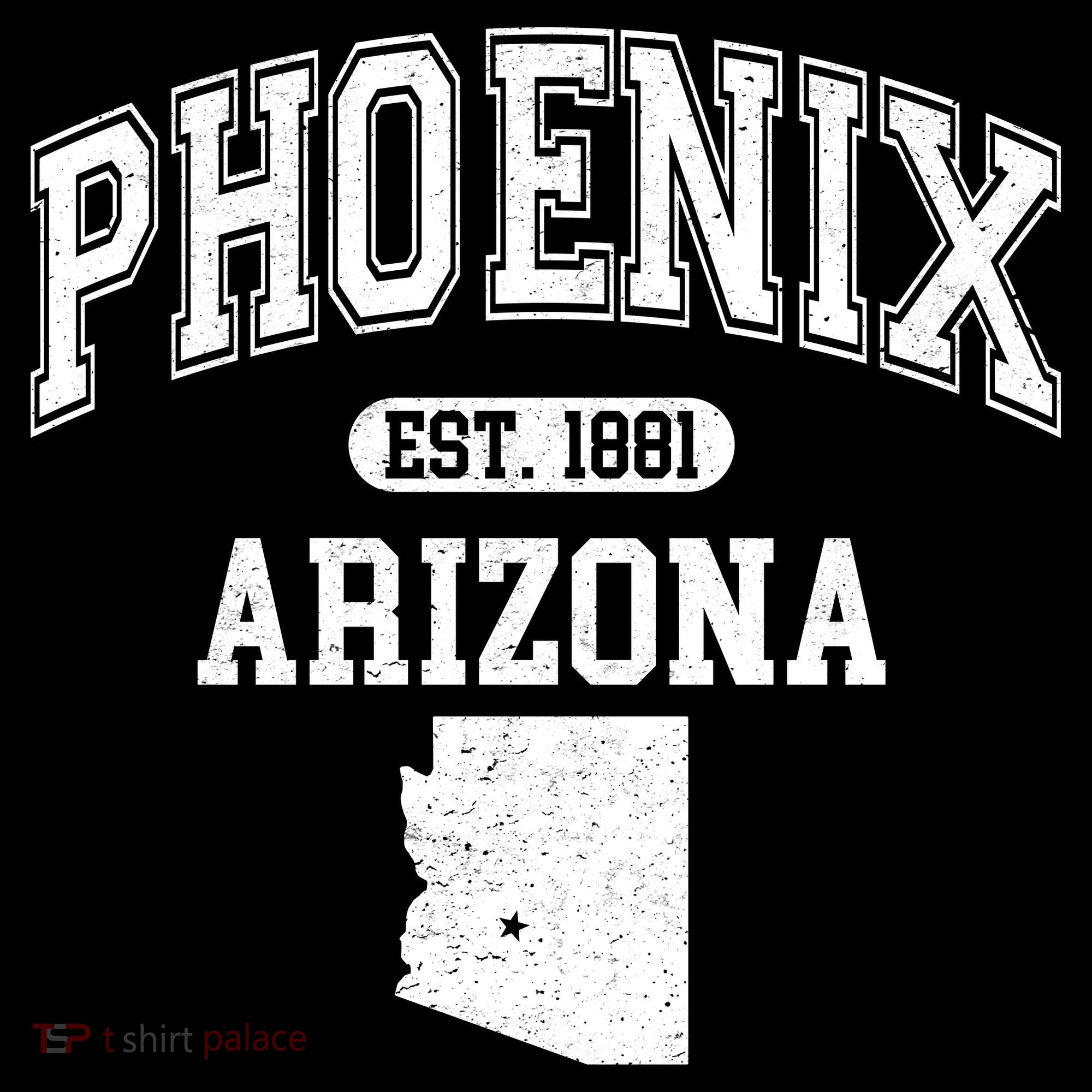 Phoenix Arizona Est 1881 Varsity Women's Tank Top