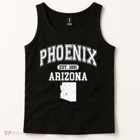 Phoenix Arizona Est 1881 Varsity Tank Top thumb 2