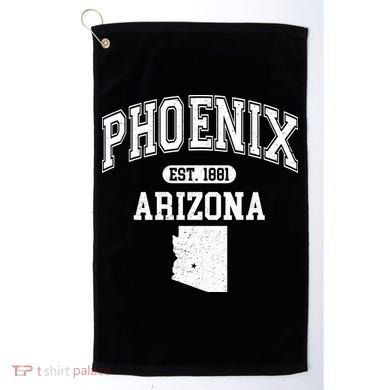 Phoenix Arizona Est 1881 Varsity Golf Towel
