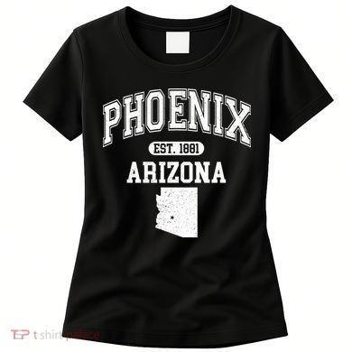 Phoenix Arizona Est 1881 Varsity Women's T-Shirt