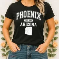 Phoenix Arizona Est 1881 Varsity Women's T-Shirt thumb 2