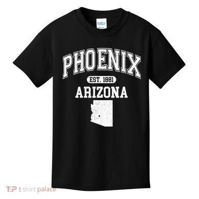 Phoenix Arizona Est 1881 Varsity Kids T-Shirt