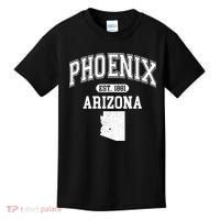 Phoenix Arizona Est 1881 Varsity Kids T-Shirt thumb 0