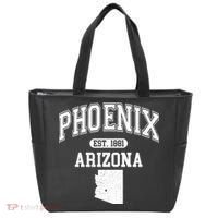 Phoenix Arizona Est 1881 Varsity Tote Bag thumb 0