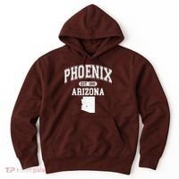 Phoenix Arizona Est 1881 Varsity Hoodie thumb 0