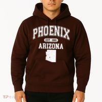 Phoenix Arizona Est 1881 Varsity Hoodie thumb 2