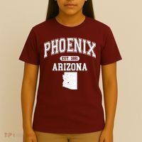 Phoenix Arizona Est 1881 Varsity T-Shirt thumb 4