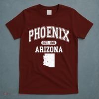 Phoenix Arizona Est 1881 Varsity T-Shirt thumb 5