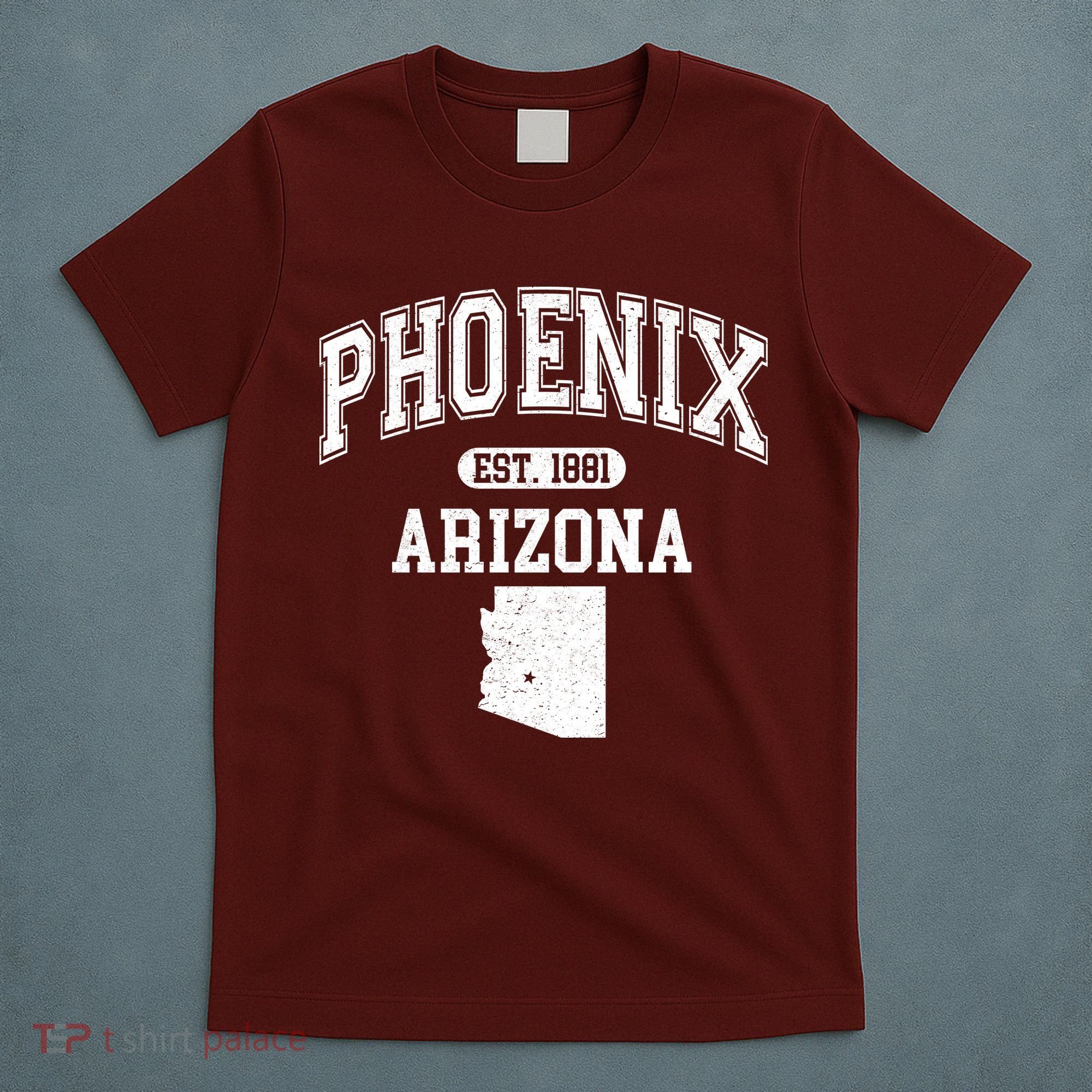 Phoenix Arizona Est 1881 Varsity T-Shirt