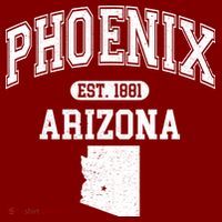 Phoenix Arizona Est 1881 Varsity Baby Bodysuit thumb 2