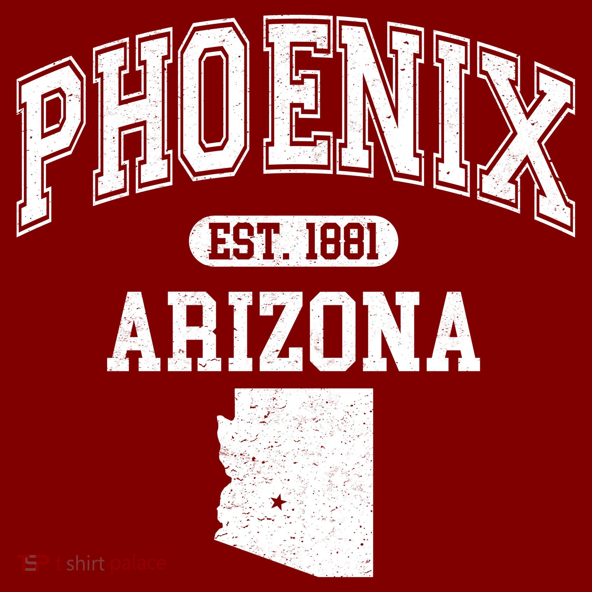 Phoenix Arizona Est 1881 Varsity Baby Bodysuit
