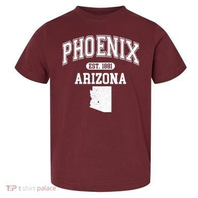 Phoenix Arizona Est 1881 Varsity Toddler T-Shirt