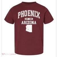 Phoenix Arizona Est 1881 Varsity Toddler T-Shirt thumb 0