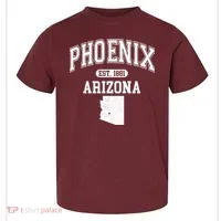 Phoenix Arizona Est 1881 Varsity Toddler T-Shirt thumb 0