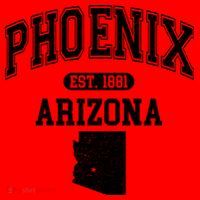 Phoenix Arizona Est 1881 Varsity Santa Hat thumb 1
