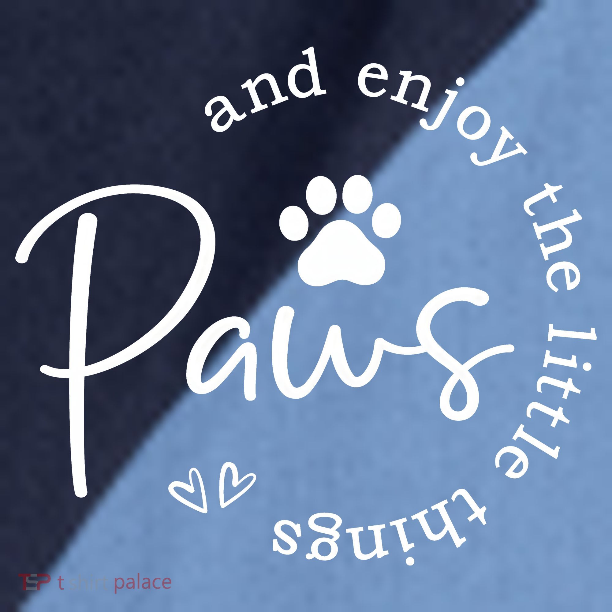 Paws And Enjoy The Little Things White Raglan Baseball Sleeve Shirt