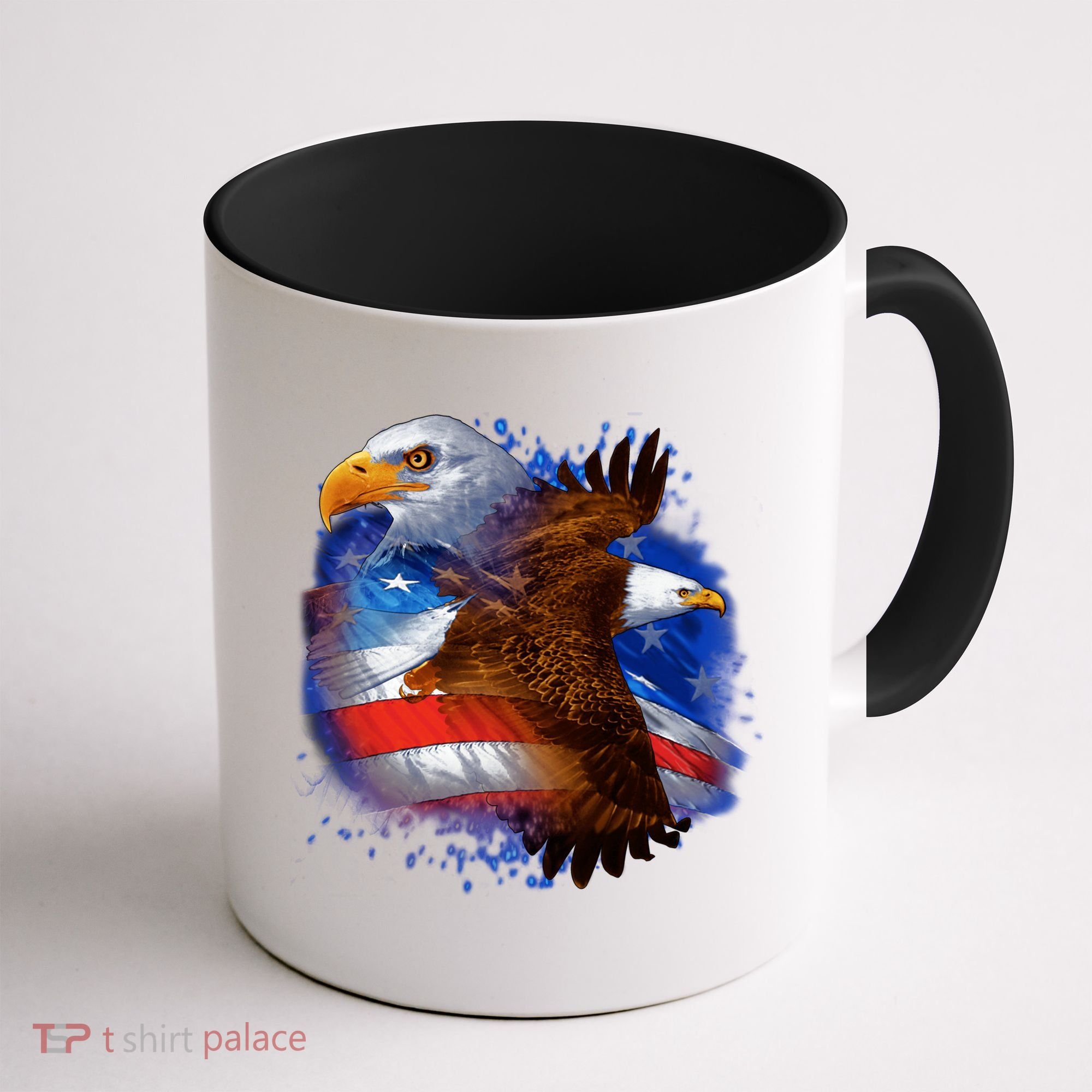 Patriotic American Eagle USA Flag Coffee Mug