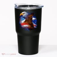 Patriotic American Eagle USA Flag Tumbler thumb 0