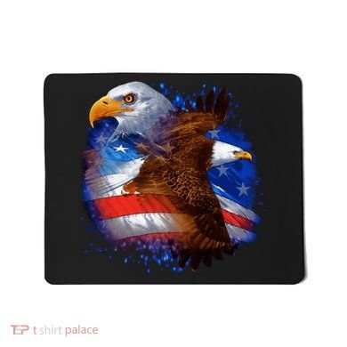 Patriotic American Eagle USA Flag Mousepad