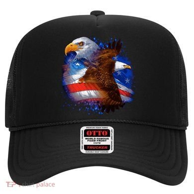 Patriotic American Eagle USA Flag Hat
