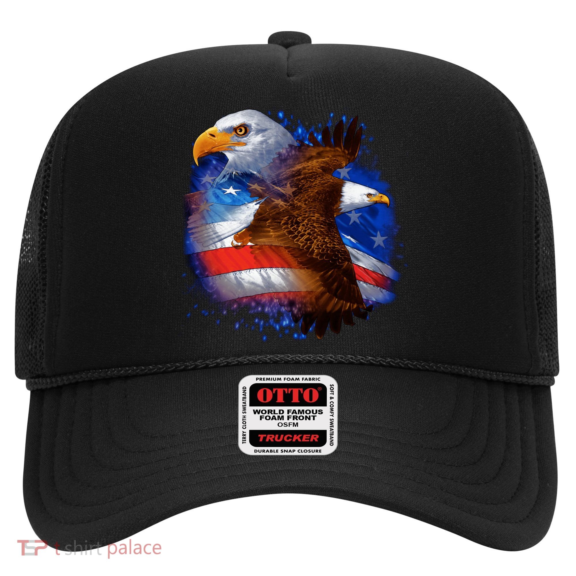 Patriotic American Eagle USA Flag Hat