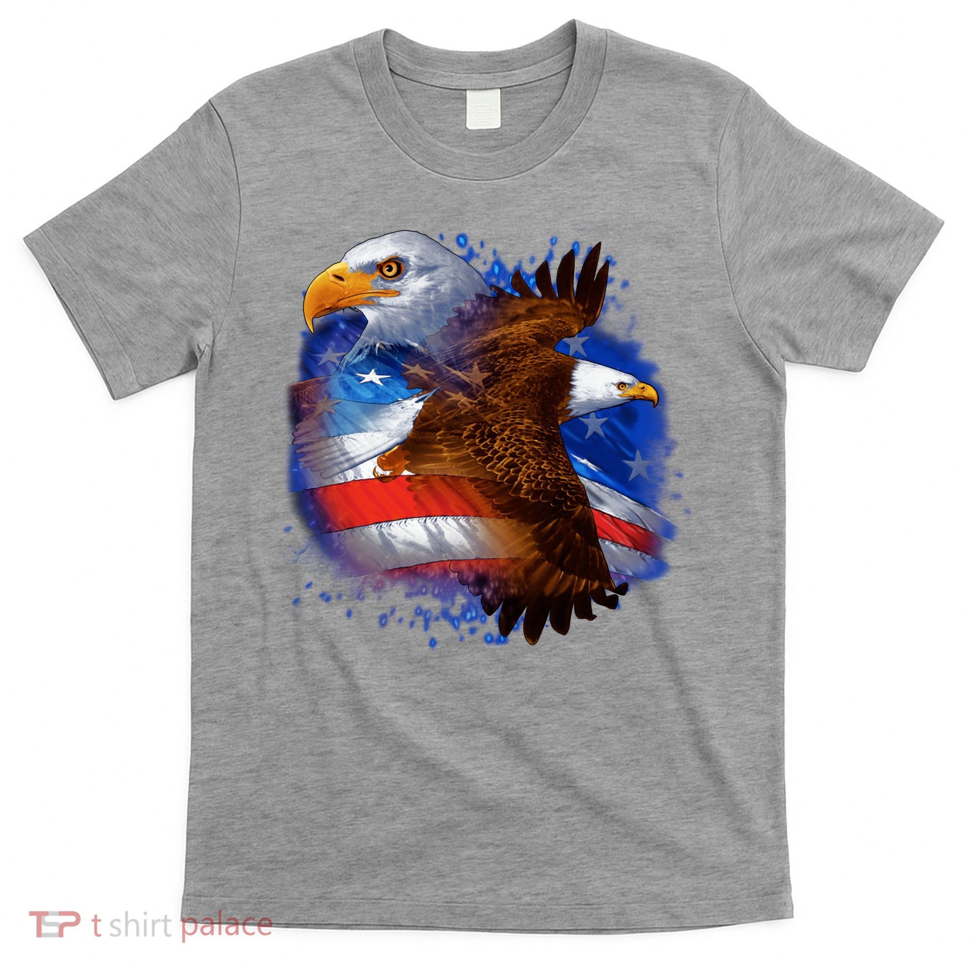 Patriotic American Eagle USA Flag T-Shirt