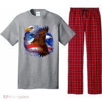 Patriotic American Eagle USA Flag Pajama Set thumb 0