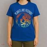 Plants Are Friends Gardening Hobby Flower Gardener Cute Gift T-Shirt thumb 4